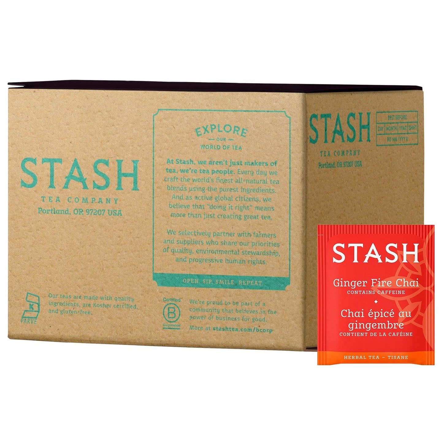 Stash Tea Chamomile Herbal Tea, 100 Count (packaging may vary) - Colors B