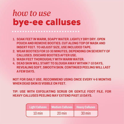 Onyx Professional Foot Peel Mask Callus Remover, 2 pack - Dead Skin Remover, Foot Exfoliator, Cracked Heel Treatment, Peeling Callus Removing Foot Mask Pedicure Kit For Smooth Soft Healthy Feet