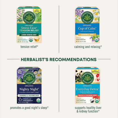 Traditional Medicinals Organic Stress Ease Calm, 16 Tea Bags