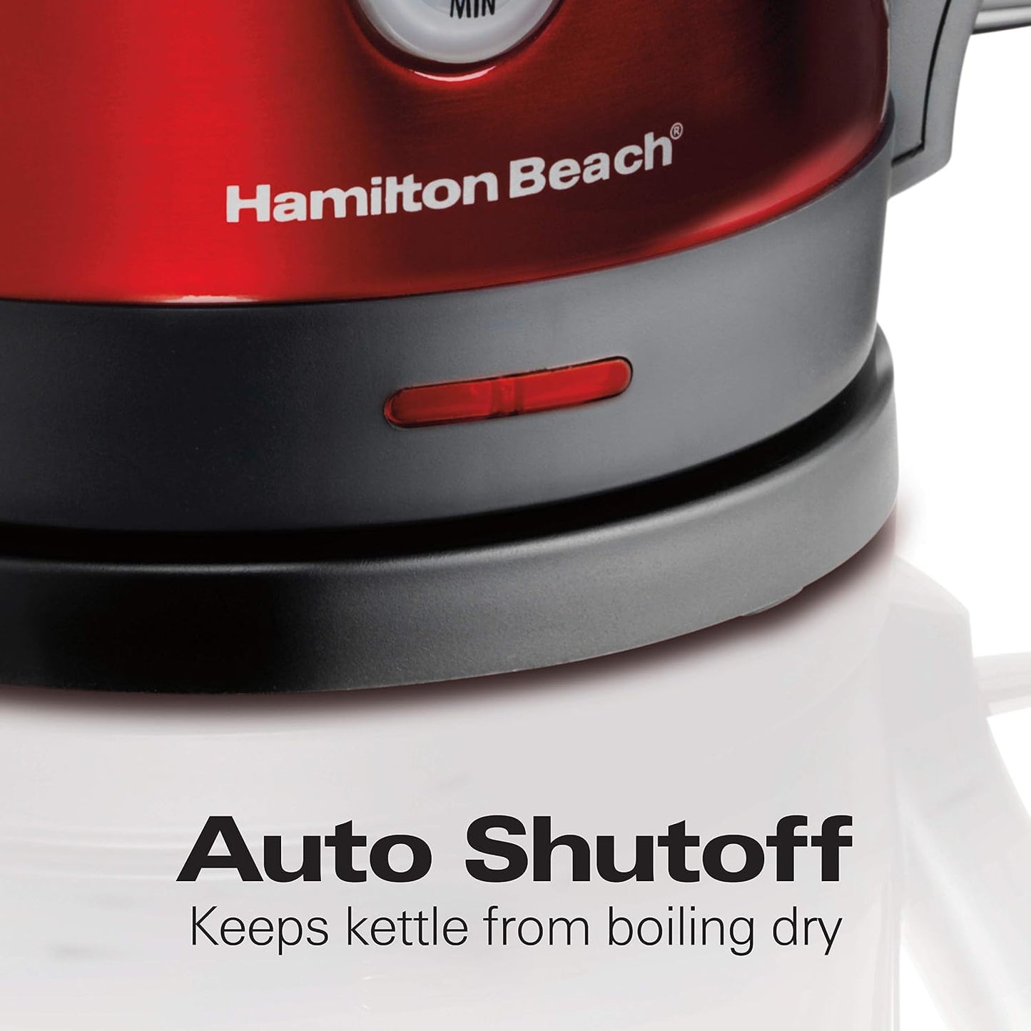 Hamilton Beach Electric Tea Kettle, Water Boiler & Heater, 1.7 Liter, Cordless Serving, 1500 Watts for Fast Boiling, Auto-Shutoff and Boil-Dry Protection, Stainless Steel (40880)