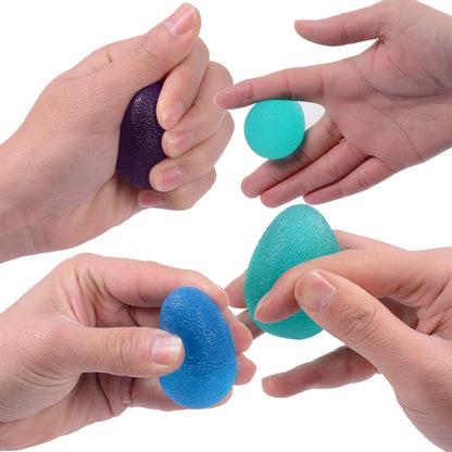 The Friendly Swede Stress Balls for Adults, Different Resistance Levels
