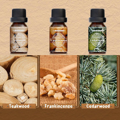 ARVIDSSON Floral Essential Oils Set, Natural Flower Essential Oil Gift for Women - Rose, Gardenia, Cherry Blossom, Honeysuckle, Lilac, Blue Lotus, Scented Oil for Diffuser, Valentines Day Gift for Her