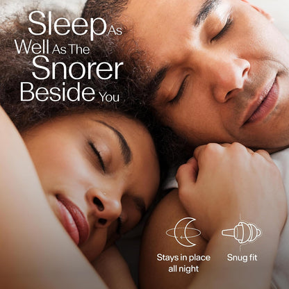 Alpine SleepDeep Earplugs for Sleeping – Side Sleepers & Snoring – Ultra-Soft Noise Reducing Earplugs – 27dB SNR – Hypoallergenic, Silicone-Free – 2 Pairs (S + L)