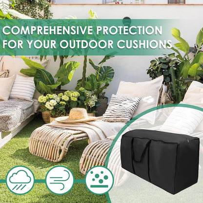 Extra Large Outdoor Cushion Storage Bags 68in Zippered Patio Storage Bag