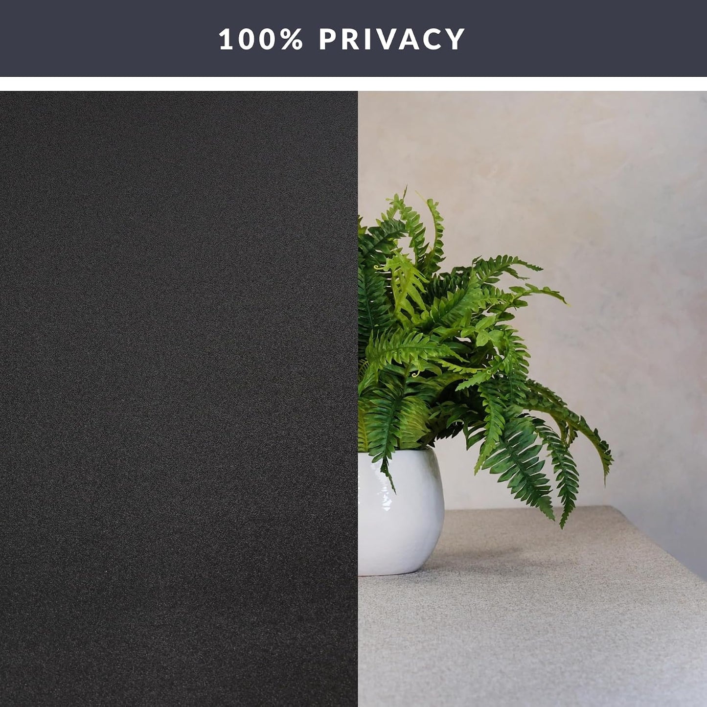 Blackout Light Effects Window Privacy Film by Artscape - Light Blocking Blackout Film, Static Cling, Full Coverage Privacy, Light Control, Helps Create a Calm, Focused Space - 17.72 x 72 Inch