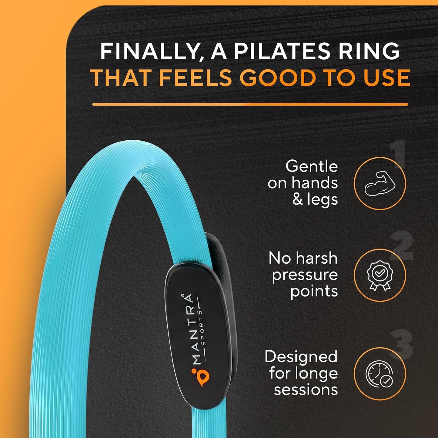 Pilates Ring Circle, Magic Circle Pilates Ring, Inner Thigh Exercise Equipment, Fitness Rings for Women, Thigh Master Inner Thigh Exerciser, Yoga Ring Pilates Equipment for Home Workouts