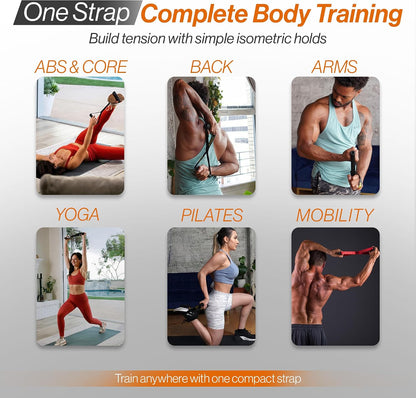 Iso-Bow Pro by Bullworker | The Isometric Pocket-Companion for Strength Training, Stretching, and Working Out. Use self-Resistance to circulate Blood Flow, Pump Muscles. Yoga or Pilates Exercises.