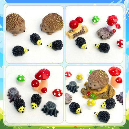 Zen Garden for Desk with Tray Sand Tools Cat Figurines DIY Micro Landscape Ornaments Miniature Meditation Sand Garden Stress Relief Desk Decor for Cat Lover Gifts