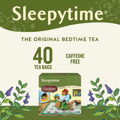Celestial Seasonings Sleepytime Herbal Tea, Variety Pack - Caffeine Free Sleep Tea, 20 Tea Bags Per Box (Pack of 6)