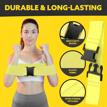 Fabric Resistance Bands for Working Out, 5-Band Set for Legs and Glutes