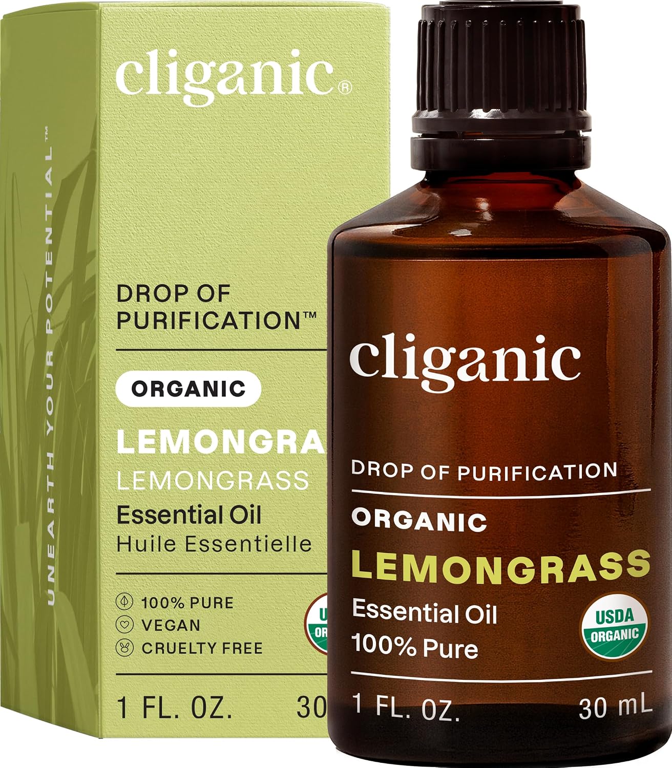 Cliganic Organic Lavender Essential Oil - 100% Pure Natural Undiluted, for Aromatherapy Diffuser | Non-GMO Verified - Colors A