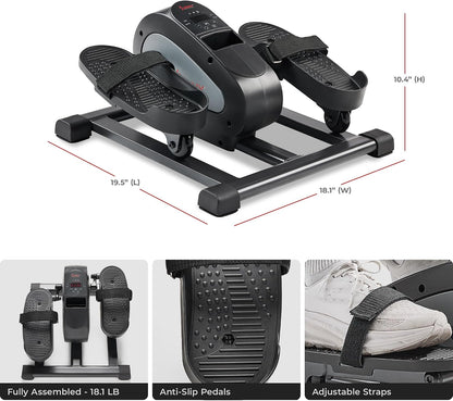 Sunny Health & Fitness Under Desk Pedal Elliptical Machine Leg Exerciser
