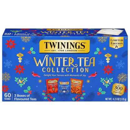 Twinings Tea Classics Collection Gift Box Variety Sampler, 48 Tea Bags (Pack of 1), Enjoy Hot or Iced, Includes Black, Herbal, Green, & Chai Teas