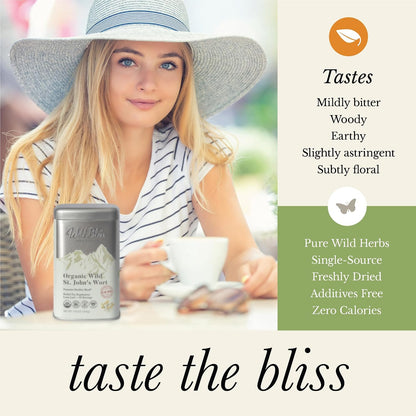 Organic Lemon Balm Tea - Caffeine Free Loose Leaf Herbal Tea - Pharmacopoeia Potency - 25 Servings