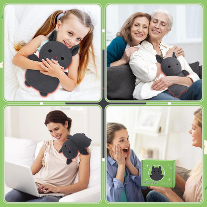 Microwave Heating Pad for Period Cramps,Otter Microwavable Heating Pad for Shoulder Neck Back Knee Pain Relief with Lavender Scented,Cute Otter Plush Toys Heat Pack for Women Kids Birthday