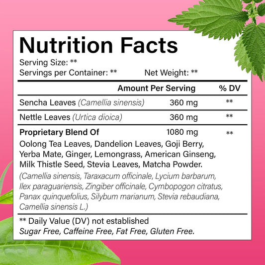 FreshDrinkUS, Premium 135 Bags Herbal Detox Tea, Strong and Great Blend with Dandelion, Ginseng, and Ginger - Digestive Health - Vegan, All Natural, Laxative-Free