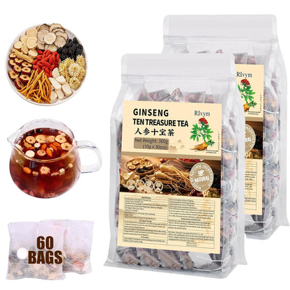 50 Bags Premium Natural Hibiscus Tea, 100% Pure Organic Hibiscus Flowers Herbal Tea, Caffeine-Free, Rich in Natural Goodness and Flavor, No Sugar, Gluten-Free, Vegan