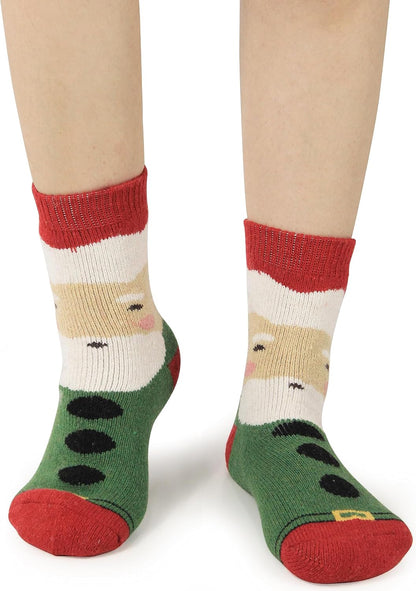 BenSorts Women's Winter Boots Socks Thick Warm Cozy Crew Socks Solid Color Gifts