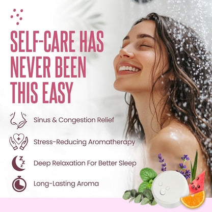 Cleverfy Shower Steamers Aromatherapy Gifts for Women and Men, 18 Tablets
