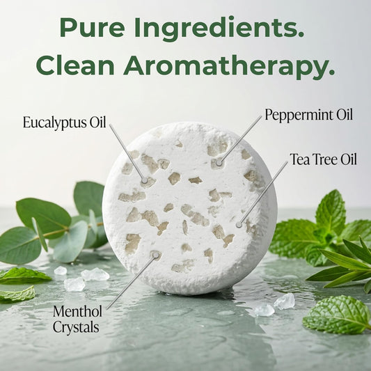 STEAMIES Eucalyptus Shower Steamers Aromatherapy 15 Pack, Self Care Gifts for Women & Men, Spa Stress Relief & Relaxation, Menthol, Peppermint & Tea Tree Essential Oil Shower Tablets