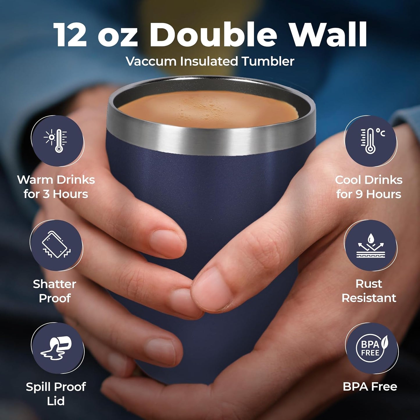 Modern Elegance Tea Tumbler Gift Set for Women, Teal