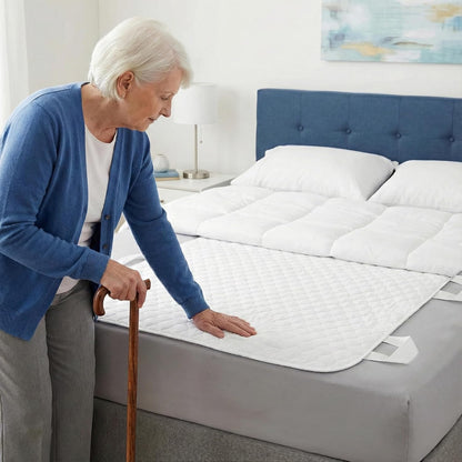 RMS Ultra Soft 4-Layer Washable and Reusable Incontinence Bed Pad, 34"x36"