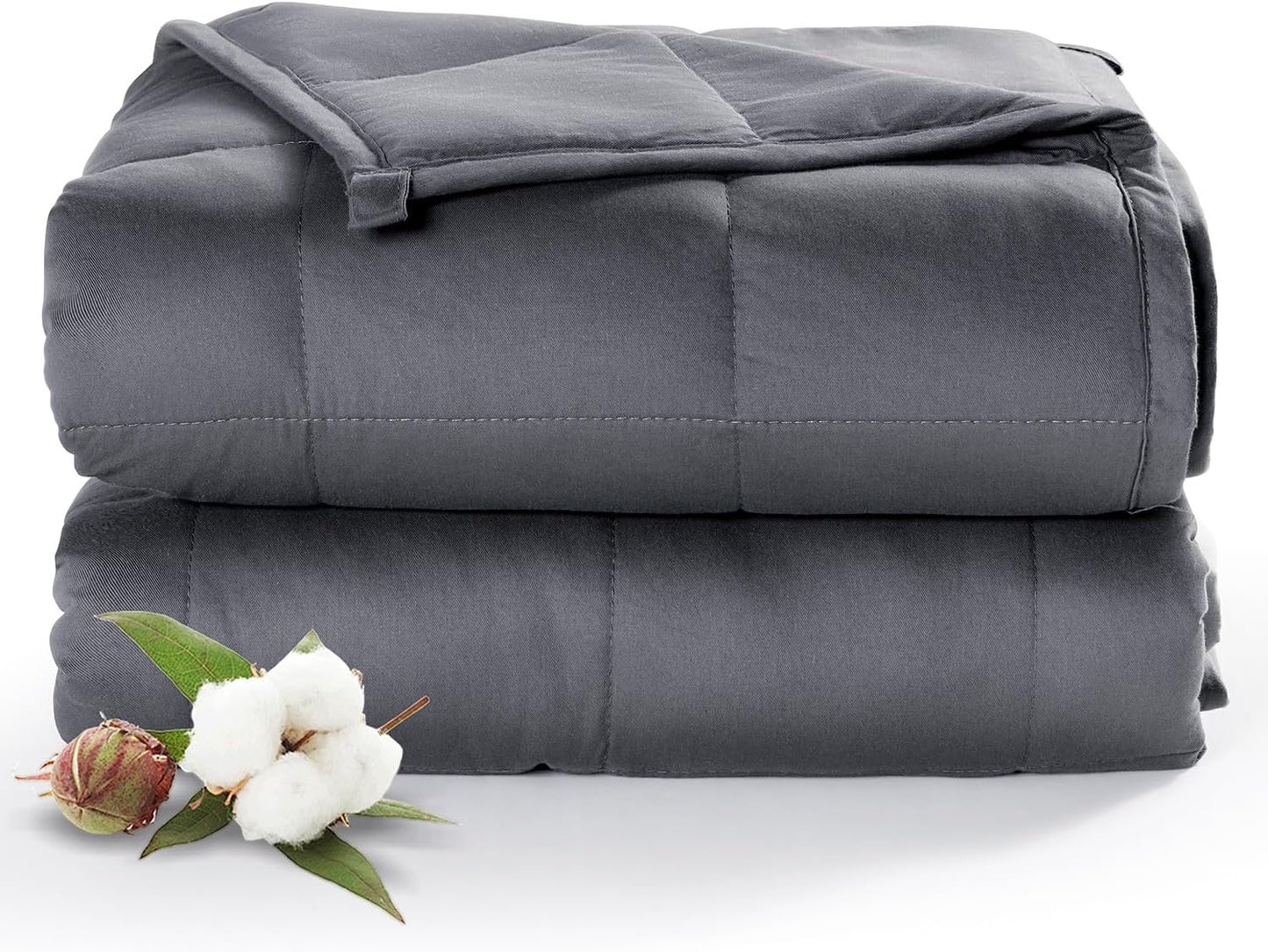 Sivio Weighted Lap Pad 2lbs, Cotton Weighted Blanket Sensory Weighted Lap Blanket Indoor Outdoor, 19 x 21 Inch, Blue Dinosaur