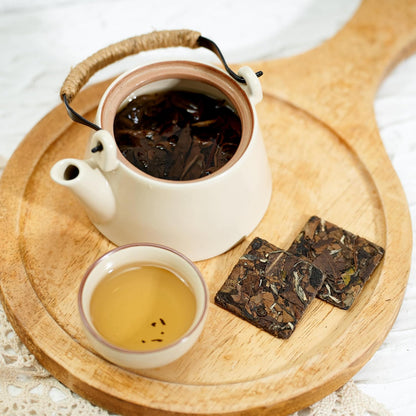 ChaWuWarmSun-[B] Aged ShouMei White Tea Flaky - 20 Individual Packs