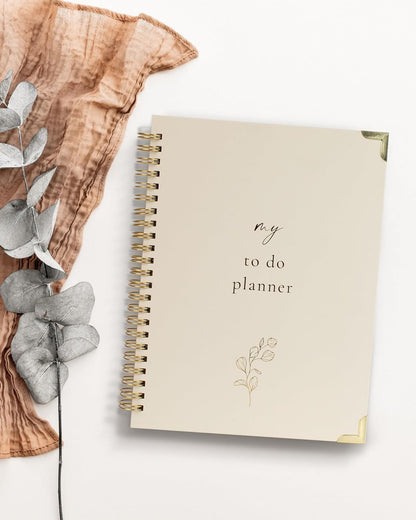 Beautiful To Do List Notebook - Aesthetic Undated ADHD Daily Planner Gift