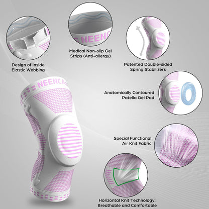 NEENCA Professional Knee Brace, Medical Knee Support for Women & Men Relief