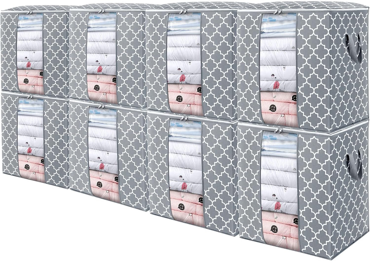 Storage Bags 3 Pack 100L Clothes Organization and Storage Containers