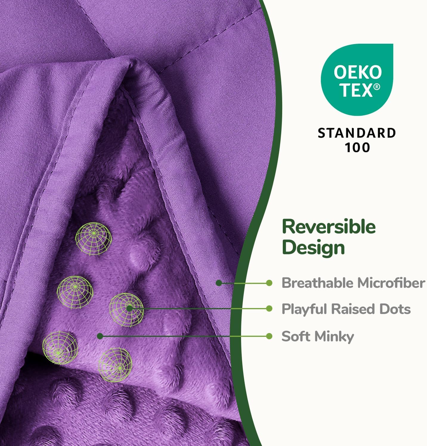 Sivio Weighted Lap Blanket, Weighted Blankets,Soft and Cozy Cooling Heavy Blanket, Calm and Nap, School and Home,2lbs 20 x 30inches, Grey