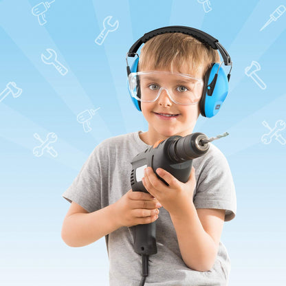 Dr.meter Ear Muffs for Noise Reduction: 27.4SNR Noise Cancelling Headphones for Kids Adults, EM100 Adjustable Hearing Protection Earmuffs for Monster Jam, Autism Sensory, Concerts, Fireworks