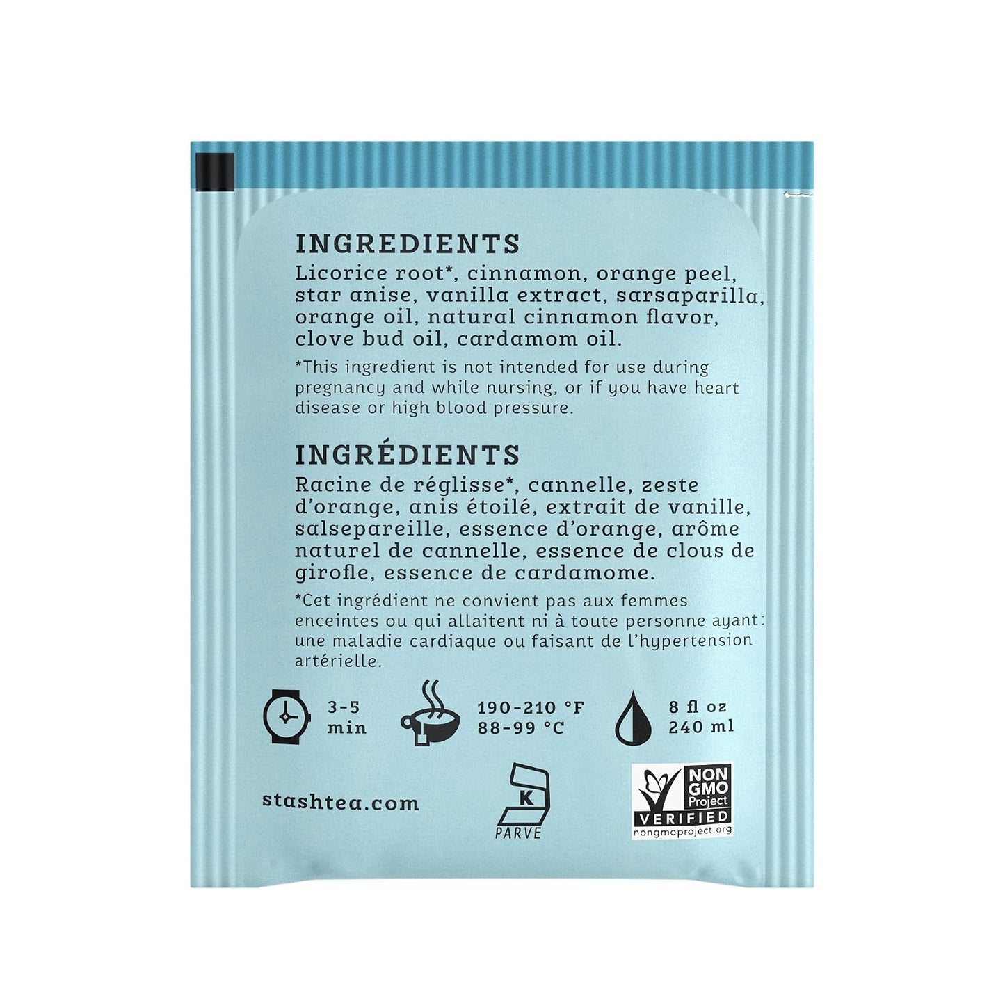 Stash Tea Chamomile Herbal Tea, 100 Count (packaging may vary) - Colors A