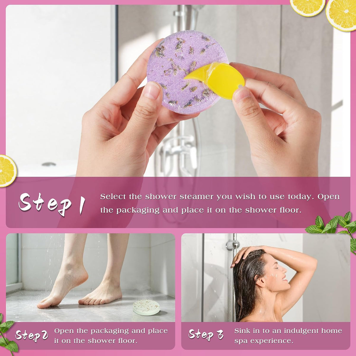 Shower Steamers Aromatherapy Birthday Gifts for Women-12 Pack Mothers Day Gifts,Gifts for Grandma,Wife,Mothers,Stress Relief and Relaxation Gifts for Women and Men,Created Your Own Home SPA
