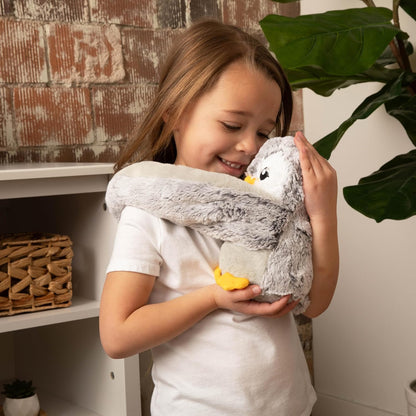 HUGIMALS Hugarounds Sidney the Sea Turtle 2.5 lb Microwaveable & Freezable Weighted Plush Neck & Shoulder Wrap | Soothing, Comforting Hugs for Self-Care & Relaxation | Unscented for Ages 2+