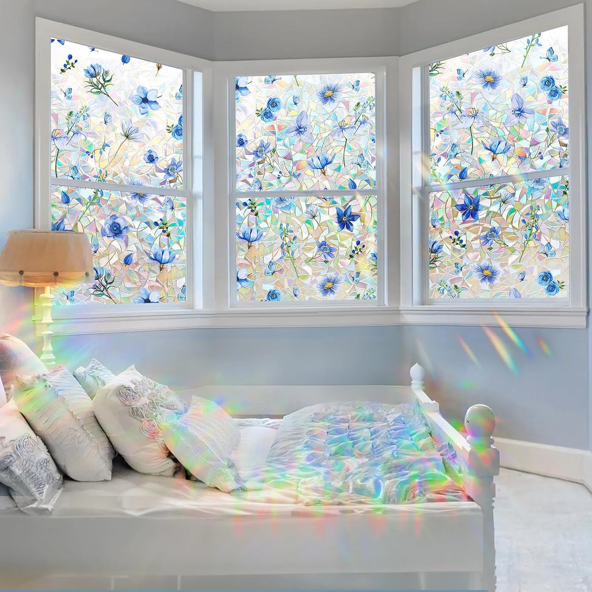 Coavas Blackout Window Privacy Film, Geometric Pattern, 11.8" x 78.7"
