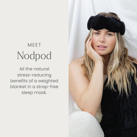 Nodpod Gentle Pressure Sleep Mask | Patented Light Blocking Design for Sleeping, Traveling & Relaxation - Sage