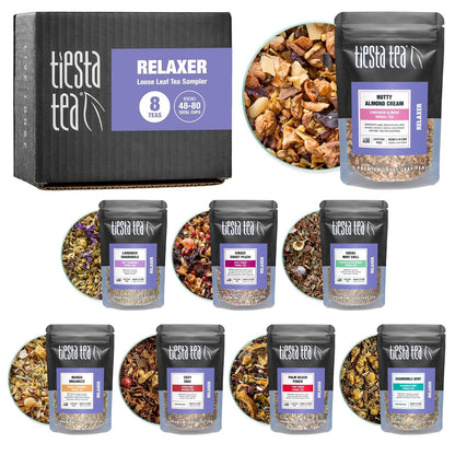 Tiesta Tea 8 Herbal & Rooibos Sampler Dry Flight Set 8 Pouches
