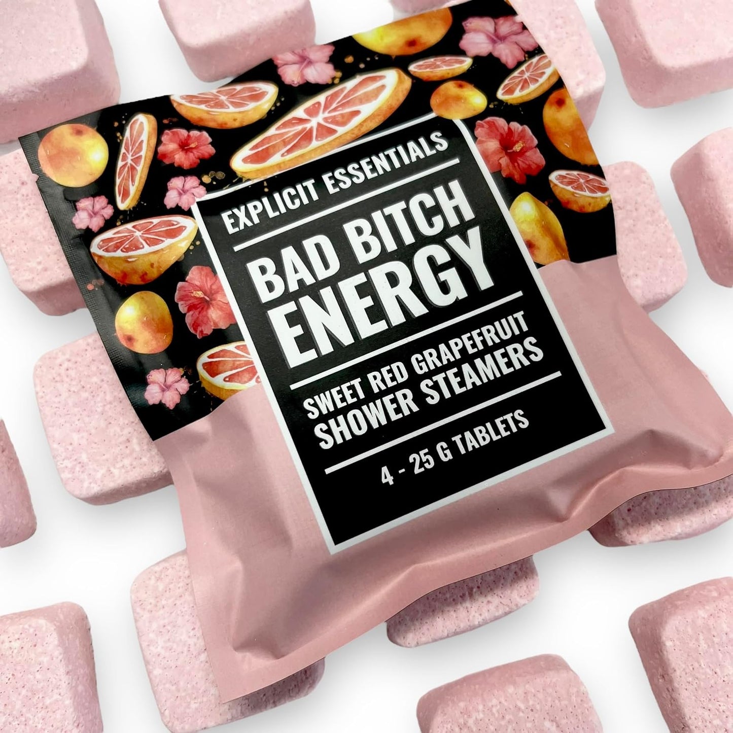 Explicit Essentials B Relax Shower Steamers | Lavender Mint Aromatherapy Shower Steamers for Relaxation & Stress Relief | Spa Shower Gift for Self-Care, Birthdays & Holidays