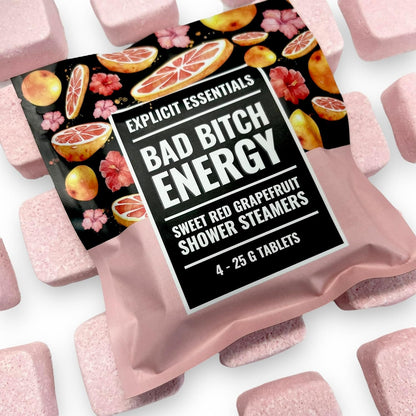 Explicit Essentials B Relax Shower Steamers | Lavender Mint Aromatherapy Shower Steamers for Relaxation & Stress Relief | Spa Shower Gift for Self-Care, Birthdays & Holidays