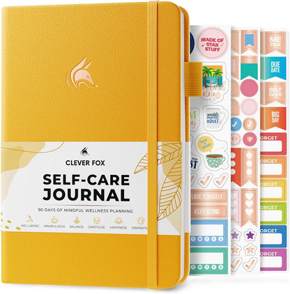 Clever Fox Self-Care Journal for Women, Daily Planner 5.8x8.3 Aquamarine