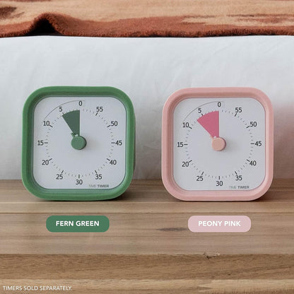 Time Timer MOD 60-Minute Visual Timer, Home Edition, Silent Operation, Study Tool for Homeschool and Office Use (Pale Shale)