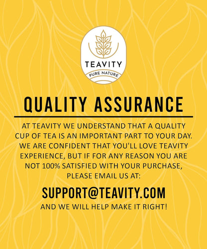 Organic Chamomile and Lavender Tea Pods for Keurig - Decaf Herbal Tea for Keurig K Cups - Honey Chamomile Lavender by Teavity (12 Tea Pods)