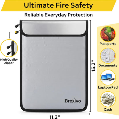 Fireproof Document Bag - Fireproof Box [Thermal Insulated] Fireproof Safety