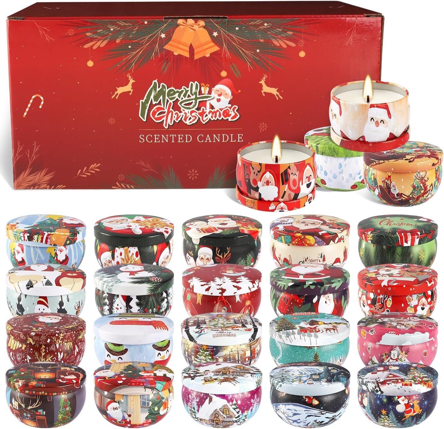 36 Pack Scented Candles Set for Home, Relaxing Stress Relief, Aromatherapy - Natural Soy Wax and Fragrance - Gifts for Women, Mom, Best Friend, Wife, Birthday