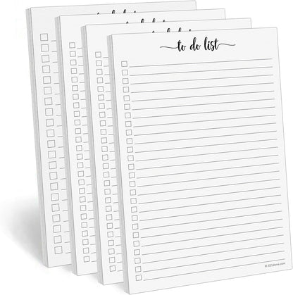 321Done To Do List Notepad, 5.5x8.5 Inches, 50 Sheets, College Ruled