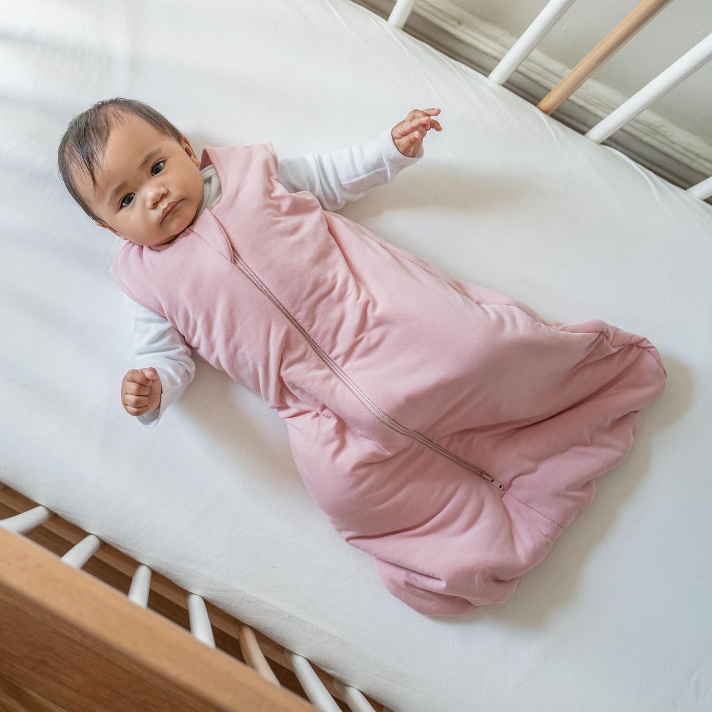HALO Sleepsack Supersoft Wearable Blanket, Viscose Made from Bamboo, Sleeping Bag for Babies, 1.5 TOG, 6 – 12 Months, Medium, Calm Sage