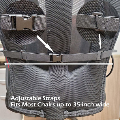 Inflatable Lumbar Support Pillow for Office Chair and Car Seat, Back Support Cushion with Air Pump for Reducing Lower Back Pain