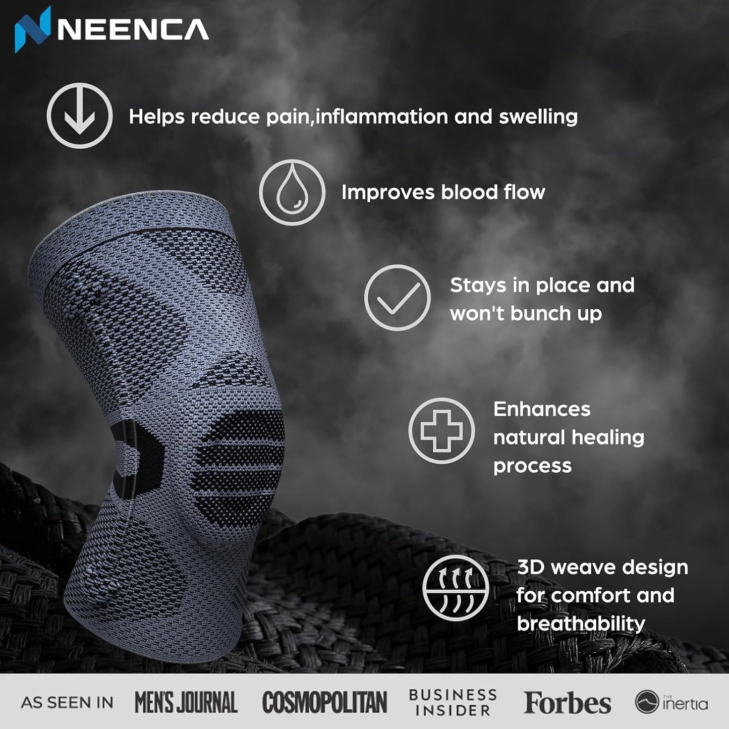 NEENCA Professional Knee Brace, Medical Knee Support for Women & Men Relief